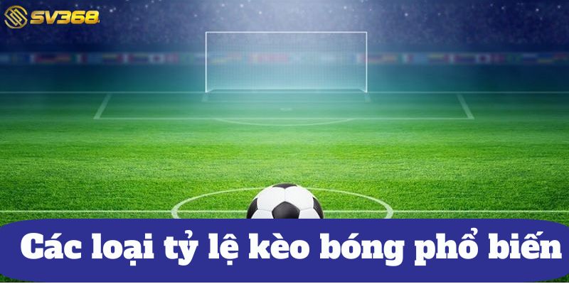 Các loại tỷ lệ kèo bóng phổ biến